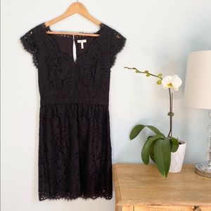 Black Joie lace cocktail dress (size S)